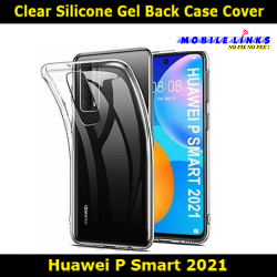 Silicone Gel Back Case Clear Cover For Huawei P Smart 2021 PPA-LX1 Slim Fit Look